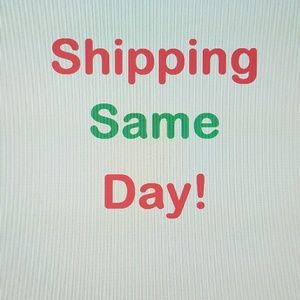 I am shipping same day